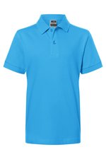 James&Nicholson Junior Classic Polo aus 100% Baumwolle, White L (134/140), JN070K – Bild 1