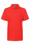 James&Nicholson Junior Classic Polo made of 100% Cotton, White L (134/140), JN070K – image 3