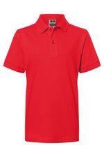 James&Nicholson Junior Classic Polo aus 100% Baumwolle, White L (134/140), JN070K – Bild 3