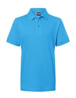 James&Nicholson Junior Classic Polo aus 100% Baumwolle – Aqua