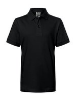 James&Nicholson Junior Classic Polo aus 100% Baumwolle – Black