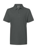James&Nicholson Junior Classic Polo aus 100% Baumwolle, White L (134/140), JN070K – Grafite (Unito)