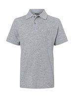 James&Nicholson Junior Classic Polo aus 100% Baumwolle, White L (134/140), JN070K – Grigio Melange