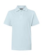 James&Nicholson Junior Classic Polo aus 100% Baumwolle, White L (134/140), JN070K – Azzurro chiaro