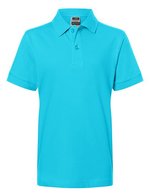 James&Nicholson Junior Classic Polo aus 100% Baumwolle, White L (134/140), JN070K – Pacifico