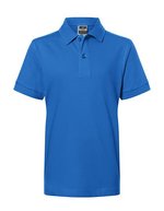 James&Nicholson Junior Classic Polo aus 100% Baumwolle, White L (134/140), JN070K – Reale