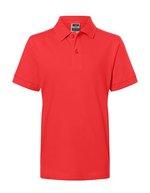 James&Nicholson Junior Classic Polo aus 100% Baumwolle, White L (134/140), JN070K – Pomodoro