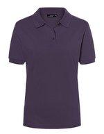 James&Nicholson Ladies´ Classic Polo Acid Yellow S (JN071) – Aubergine