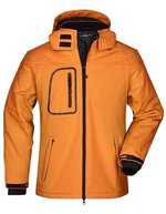 Winter-Softshelljacke mit Kapuze für Herren – Orange