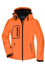 James&Nicholson Softshelljacke mit abzippbarer Kapuze für Damen, Aqua S, JN1001 – Bild 1