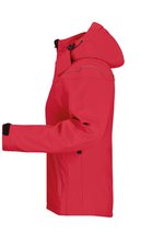 James&Nicholson Softshelljacke mit abzippbarer Kapuze für Damen, Aqua S, JN1001 – Bild 5