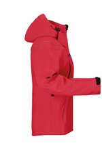 James&Nicholson Softshelljacke mit abzippbarer Kapuze für Damen, Aqua S, JN1001 – Bild 6