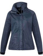 James&Nicholson Outdoorjacke tailliert, wasserdicht für Damen, Azur S, JN1011 – Navy