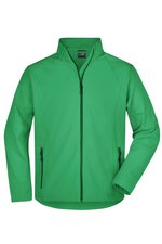 James&Nicholson Softshelljacke mit Stretchstoff für Herren, Azur S, JN1020 – Bild 3
