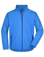 James&Nicholson Softshelljacke mit Stretchstoff für Herren – Azur