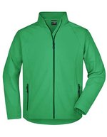 James&Nicholson Softshelljacke mit Stretchstoff für Herren – Green