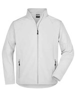 James&Nicholson Softshelljacke mit Stretchstoff für Herren, Azur S, JN1020 – Bianco sporco