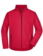 James&Nicholson Softshelljacke mit Stretchstoff für Herren, Azur S, JN1020 – Rosso