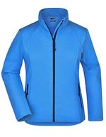 James&Nicholson Softshell Jacke mit Taschen für Damen – Azur