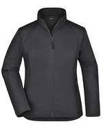 James&Nicholson Softshell Jacke mit Taschen für Damen – Black