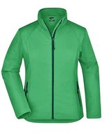 James&Nicholson Softshell Jacke mit Taschen für Damen – Green