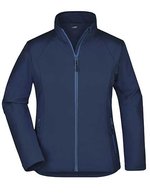James&Nicholson Softshell Jacke mit Taschen für Damen – Navy