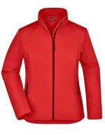 James&Nicholson Softshell Jacke mit Taschen für Damen, Azur S, JN1021 – Red