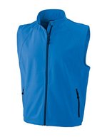 James&Nicholson Funktionale Softshellweste mit TPU-Membran – Azur