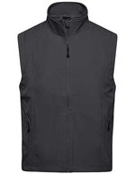 James&Nicholson Funktionale Softshellweste mit TPU-Membran – Black