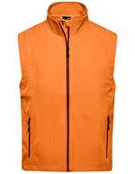 James&Nicholson Funktionale Softshellweste mit TPU-Membran – Orange