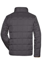 James&Nicholson Leichte Padded-Jacke mit Thinsulate™-Wattierung, Aqua/Lime Green S, JN1035 – Bild 4