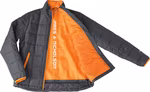 James&Nicholson Leichte Padded-Jacke mit Thinsulate™-Wattierung, Aqua/Lime Green S, JN1035 – Bild 7