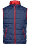 James&Nicholson Steppweste mit Thinsulate™-Wattierung für Herren, Carbon/Orange XL, JN1037 – Bild 3