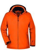 James&Nicholson Softshell Wintersportjacke mit Kapuze für Damen, Black S, JN1053 – Bild 1