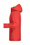 James&Nicholson Giacca Softshell da Sport Invernale con Cappuccio da Donna, Red M, JN1053 – immagine 4