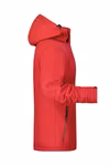 James&Nicholson Giacca Softshell da Sport Invernale con Cappuccio da Donna, Red M, JN1053 – immagine 5