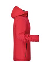 James&Nicholson Softshell Wintersportjacke mit Kapuze für Damen, Black S, JN1053 – Bild 5