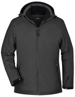 James&Nicholson Softshell Wintersportjacke mit Kapuze für Damen – Black
