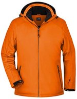 James&Nicholson Softshell Wintersportjacke mit Kapuze für Damen – Dark Orange
