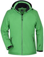 James&Nicholson Softshell Wintersportjacke mit Kapuze für Damen – Green