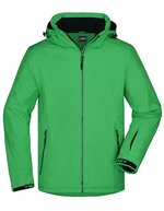 James&Nicholson Wintersportjacke mit TPU-Membran für Herren, Black S, JN1054 – Green