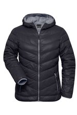 James&Nicholson Ladies´ Down Jacket Black/Grey S (JN1059), JN1059 – Bild 3