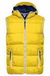 James&Nicholson Maritime Steppweste mit TPU-Beschichtung, Irish Green/White S, JN1076 – Bild 3