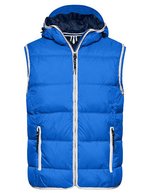 James&Nicholson Maritime Steppweste mit TPU-Beschichtung, Irish Green/White S, JN1076 – Nautic Blue/White