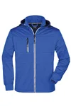 James&Nicholson Softshell-Jacke mit Kapuze für Herren, Nautic Blue/Navy XXL, JN1078 – Bild 3