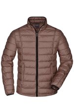 James&Nicholson Daunenjacke mit Kontrastdetails und Taschen, Black/Black S, JN1082 – Bild 3
