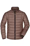 James&Nicholson Daunenjacke mit Kontrastdetails und Taschen, Red/Black XL, JN1082 – Bild 3