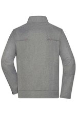James&Nicholson Männer Softshell Jacke Melange-Optik, Dark Melange S, JN1088 – Bild 4