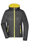 James&Nicholson Lightweight Reversible Jacket with DuPont™ Sorona® Padding, Black/Silver (Solid) S, JN1091 – image 3
