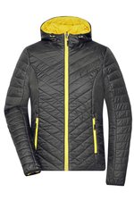 James&Nicholson Leichte Wendejacke mit DuPont™ Sorona® Wattierung, Black/Silver (Solid) S, JN1091 – Bild 3